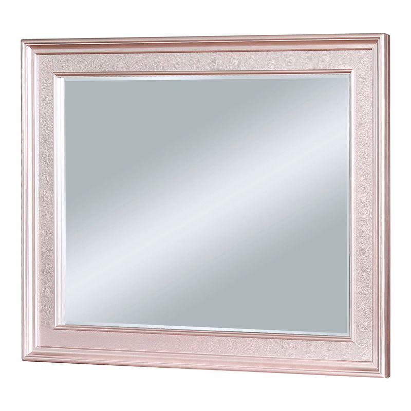 Contemporary Mirror in Rose Gold