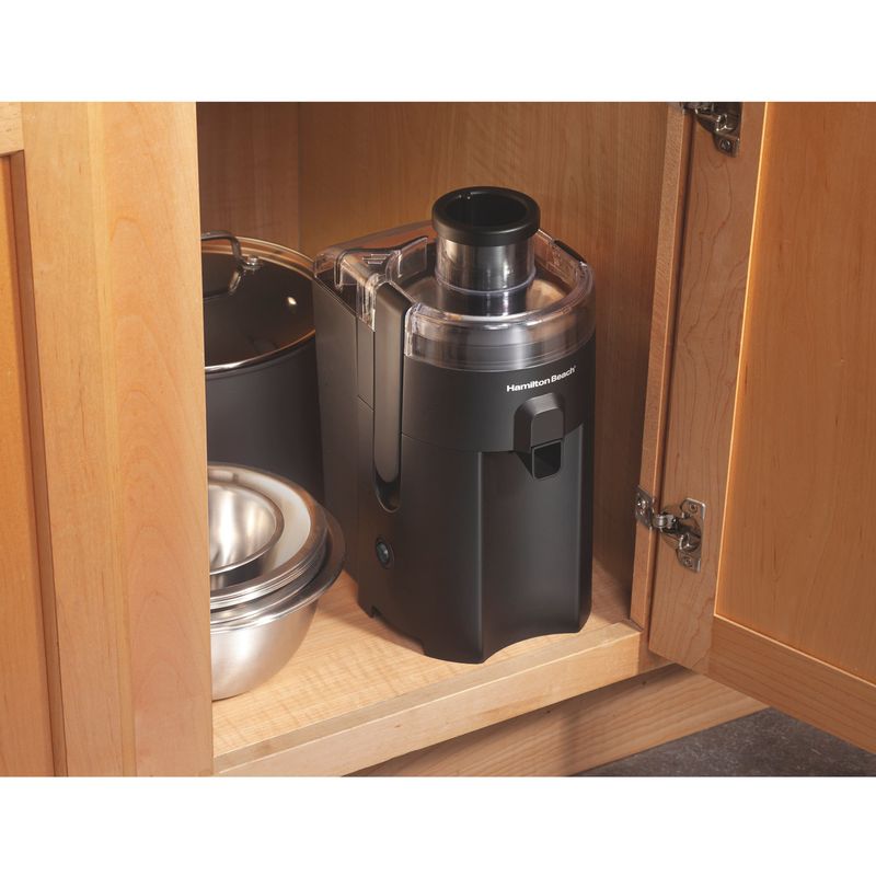 Hamilton Beach - HealthSmart Compact Juice Extractor - Black