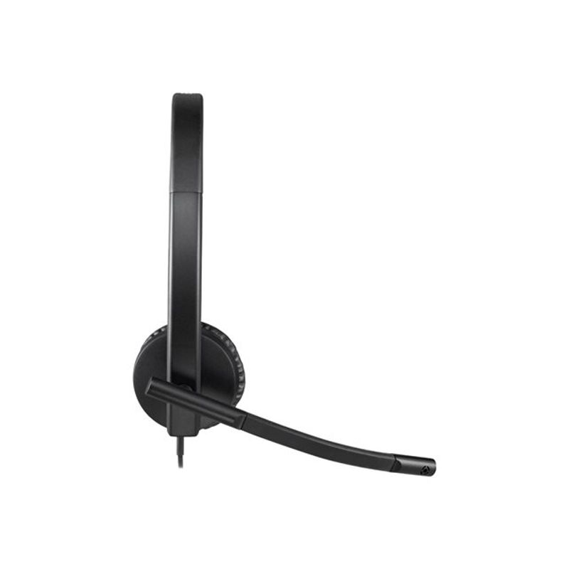 Logitech - H570e Mono Wired Over-ear Headset - Black