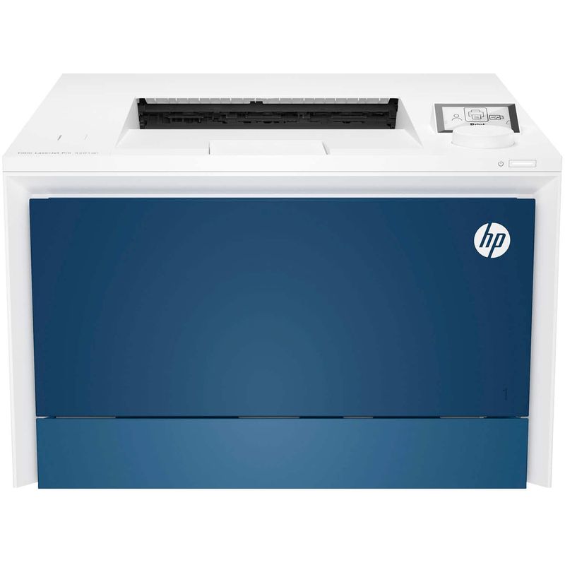 HP - LaserJet Pro 4201dn Color Laser Printer - White/Blue