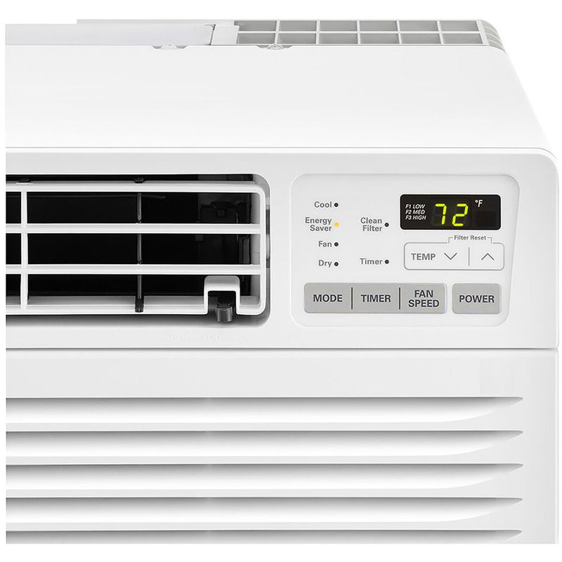 LG - 11,800 BTU 230V Through-the-Wall Air Conditioner with 11,200 BTU Supplemental Heat Function