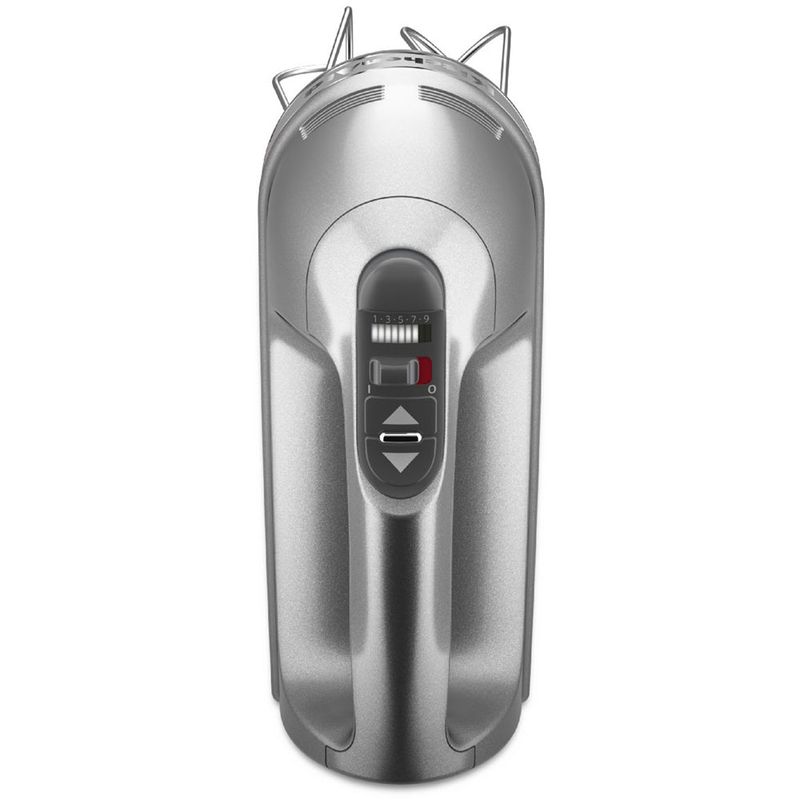 KitchenAid 9-Speed Hand Mixer with Turbo Beater II Accessories in Contour Silver