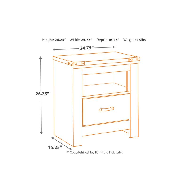 Trinell One Drawer Night Stand