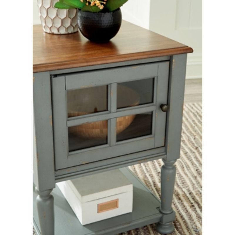 Gray/Brown Mirimyn Accent Cabinet