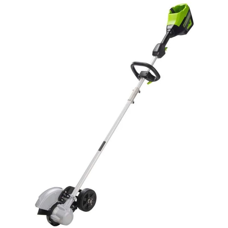 Greenworks - 80-Volt 8-Inch Cutting Diameter Brushless Straight Shaft Edger (Battery Not Included) - Green