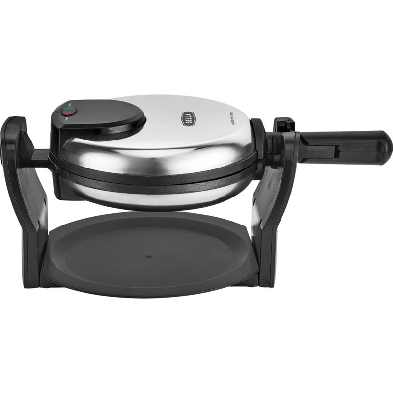 Bella - Non-Stick Rotating Belgian Waffle Maker - Stainless Steel