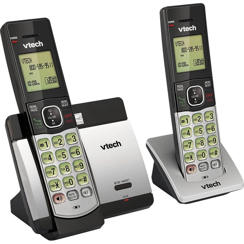 VTech - CS5119-2 DECT 6.0 Cordless Phone System - Gray/Black