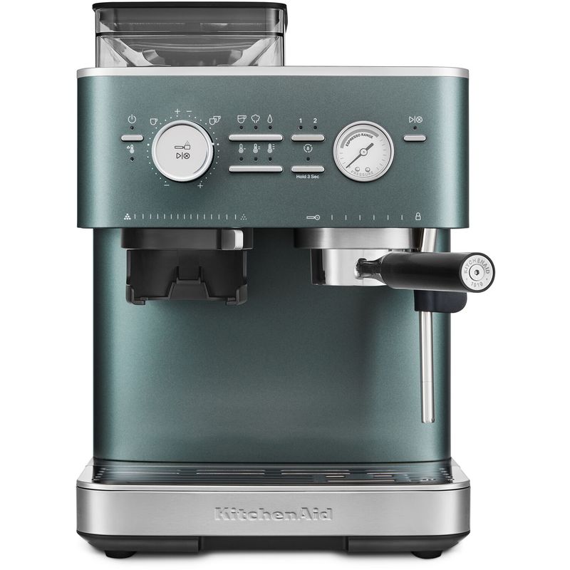 KitchenAid Semi Automatic Espresso Machine with Burr Grinder in Juniper