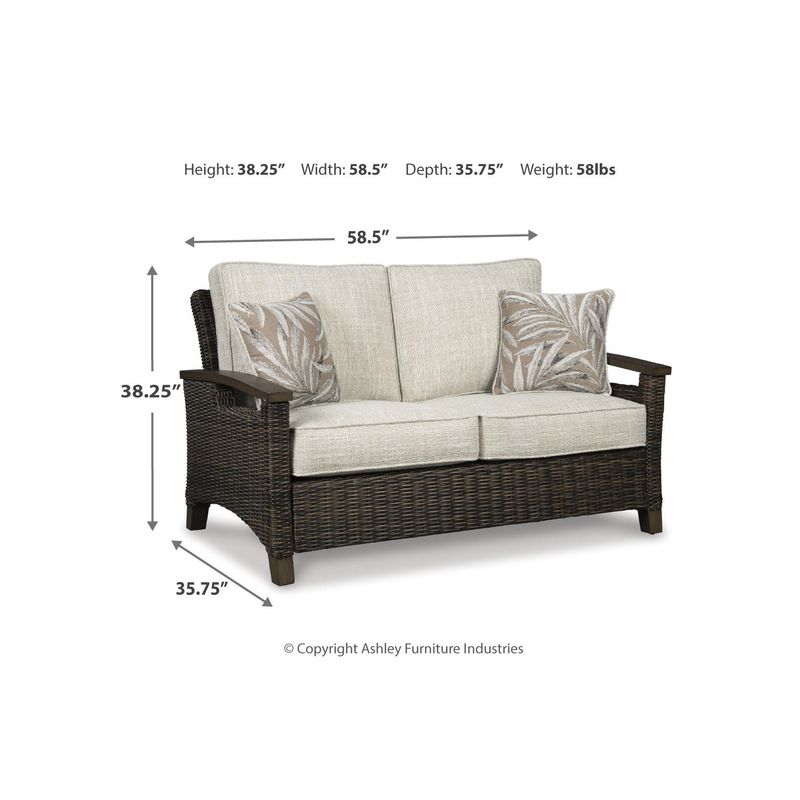 Paradise Trail Loveseat w/Cushion