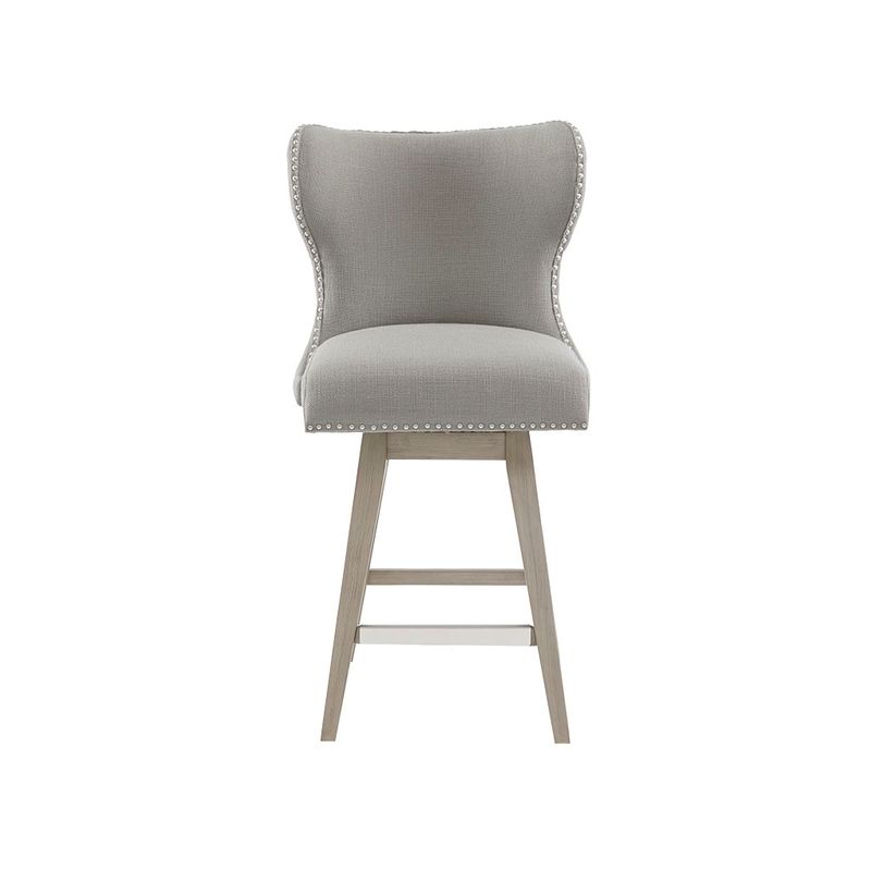Enzo Grey Swivel Counter Stool