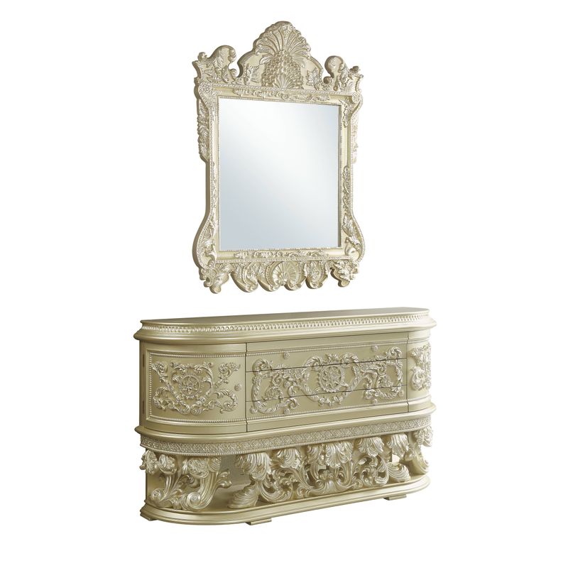 ACME Vatican Mirror, Champagne Silver Finish