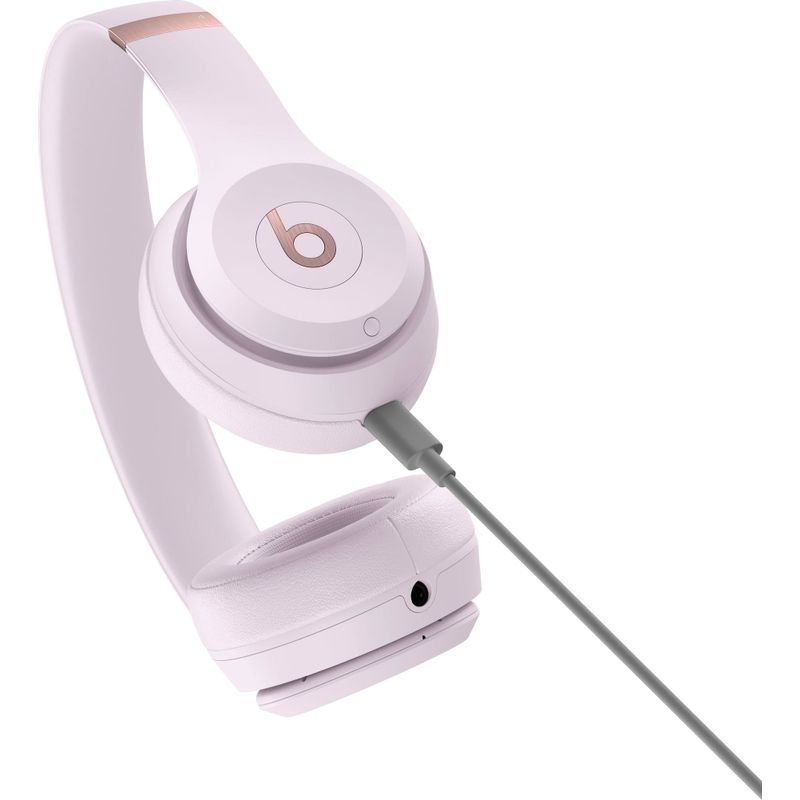 Beats - Solo 4 True Wireless On-Ear Headphones - Cloud Pink