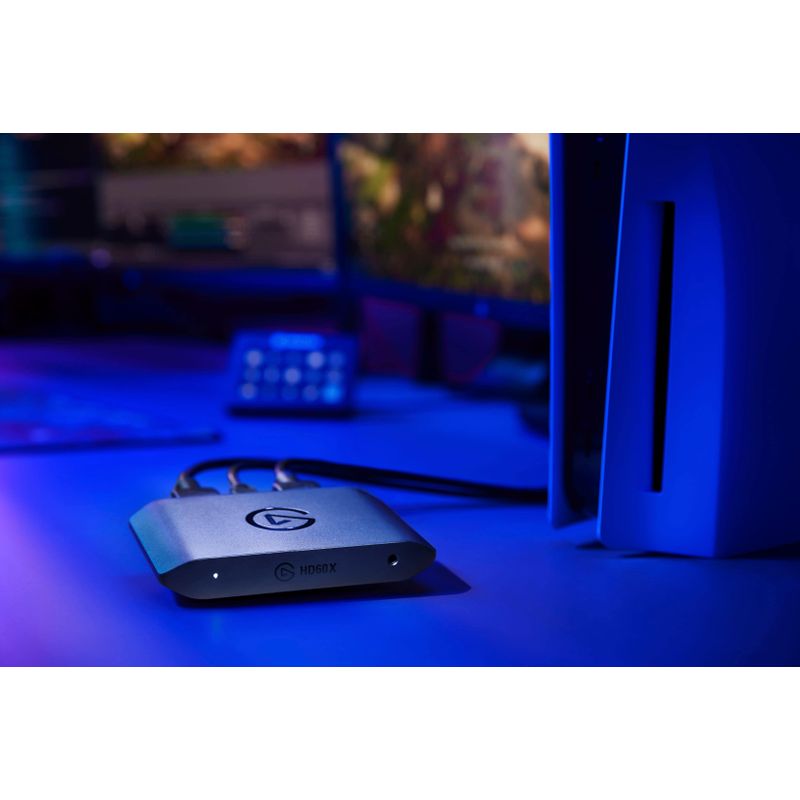 Elgato - HD60 X 1080p60 HDR10 External Capture Card for PS5, PS4/Pro, Xbox Series X/S, Xbox One X/S, PC, and Mac - Black