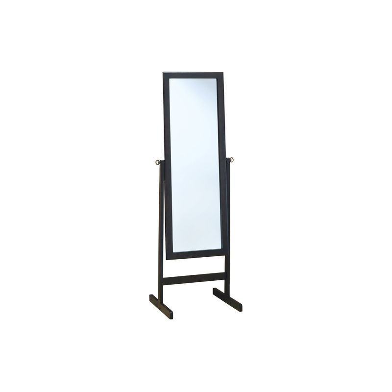 Mirror/ Full Length/ Standing/ Floor/ 60" Rectangular/ Dressing/ Bedroom/ Wood/ Brown/ Contemporary/ Modern