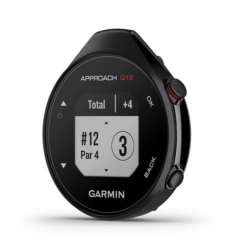 Garmin - Approach G12 1.3 GPS with Built-In Bluetooth - Black