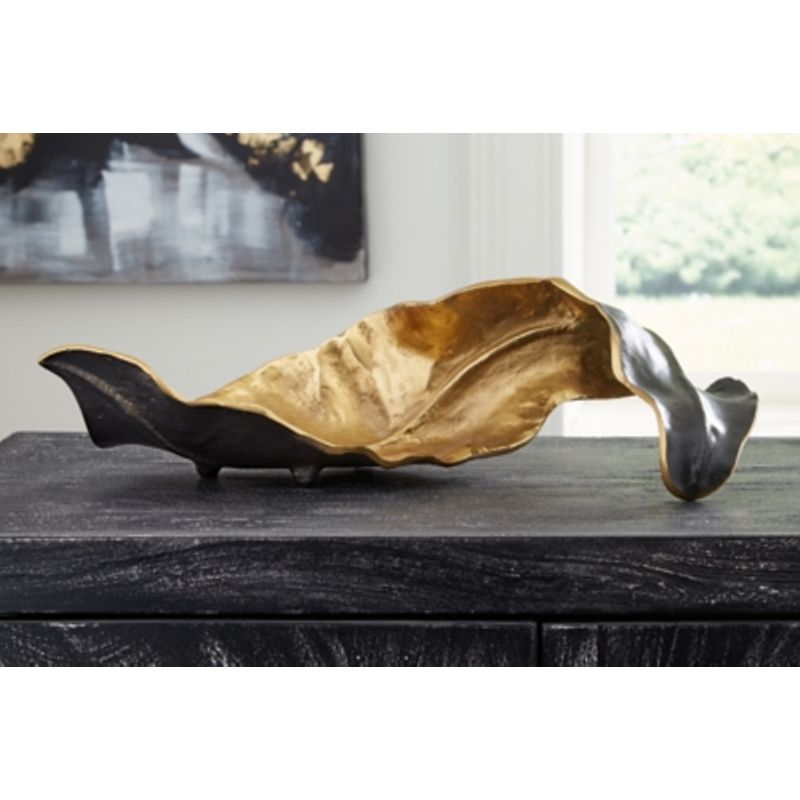Black/Gold Finish Melinda Sculpture