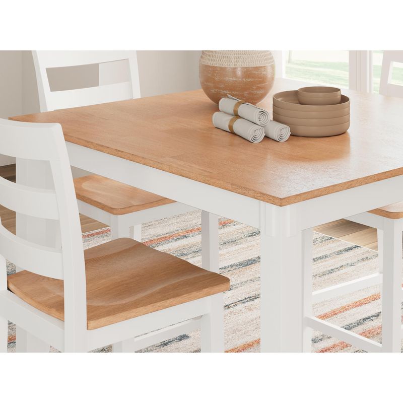 Gesthaven Counter Height Dining Table and 4 Barstools (Set of 5)
