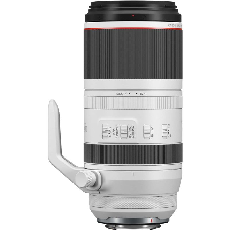Canon - RF100-500mm F4.5-7.1 L IS USM Telephoto Zoom Lens for EOS R-Series Cameras - White