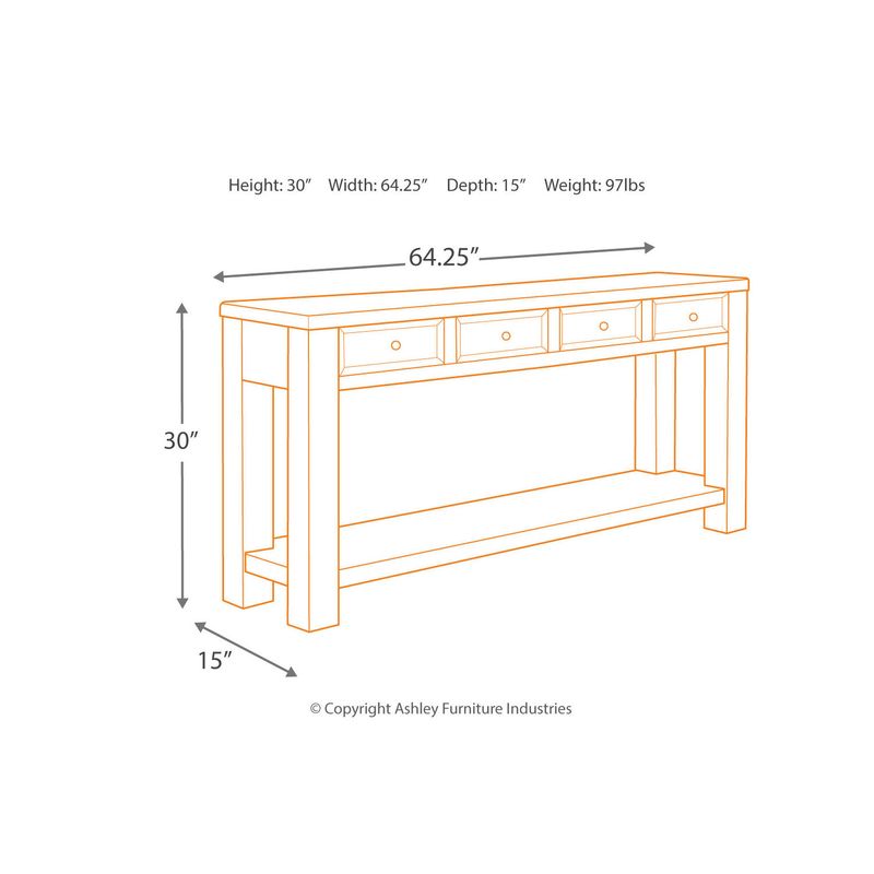 Gavelston Sofa Table
