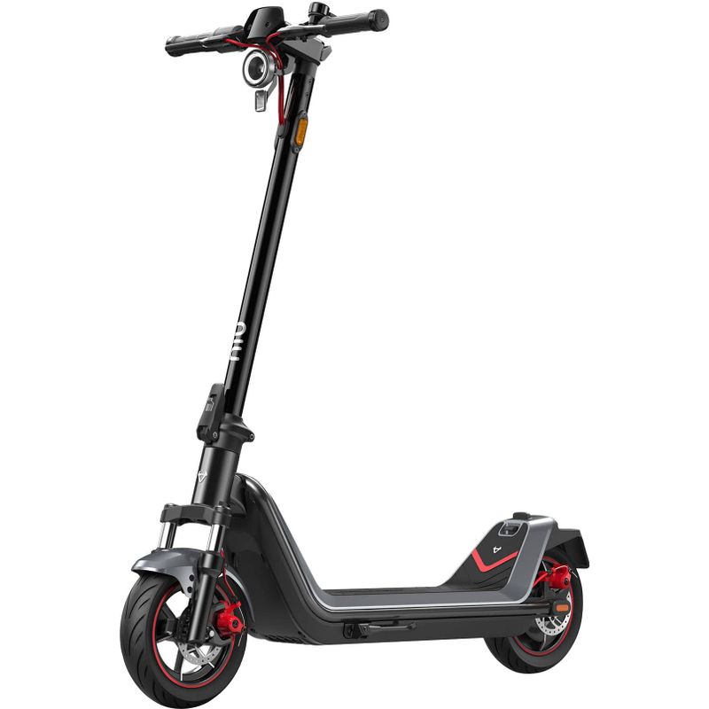 NIU - KQi 300X Foldable Electric Kick Scooter W/ 37 mi Max Range & 23.7 mph Max Speed - Space Grey