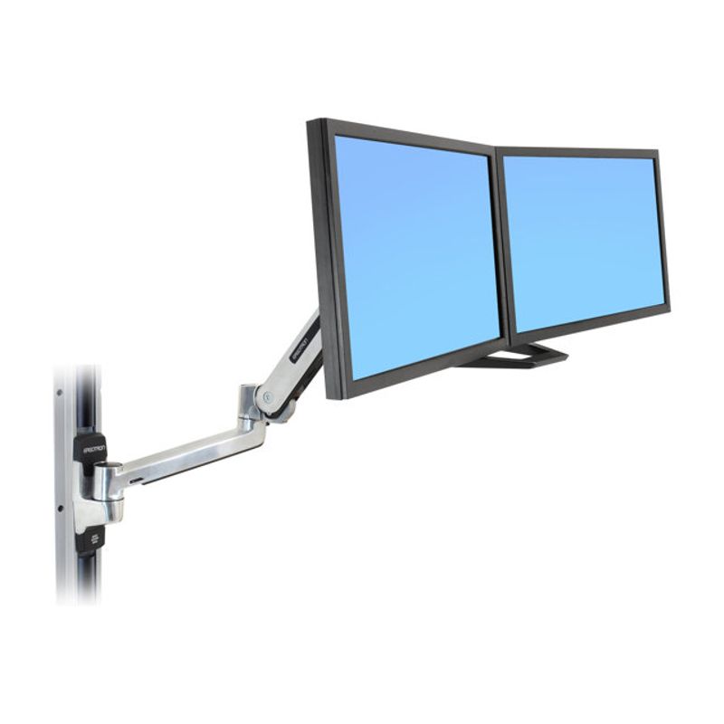 Ergotron mounting kit - for 2 LCD displays - black