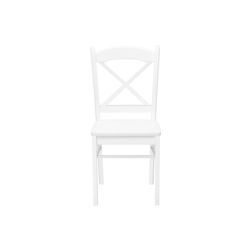 Dining Chair - 2Pcs / 36"H White