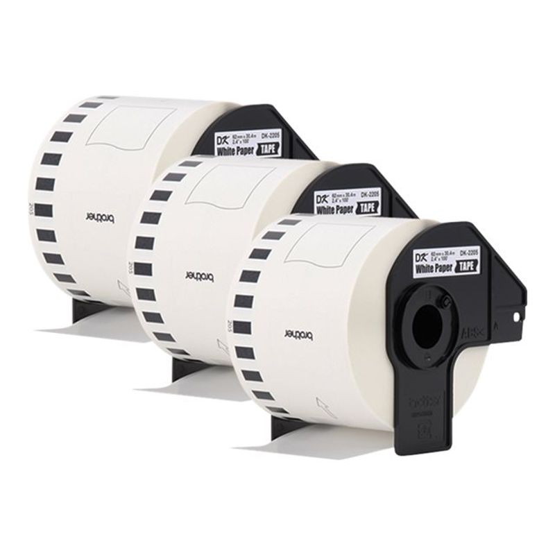 Brother DK-2205 - continuous labels - 3 roll(s) -