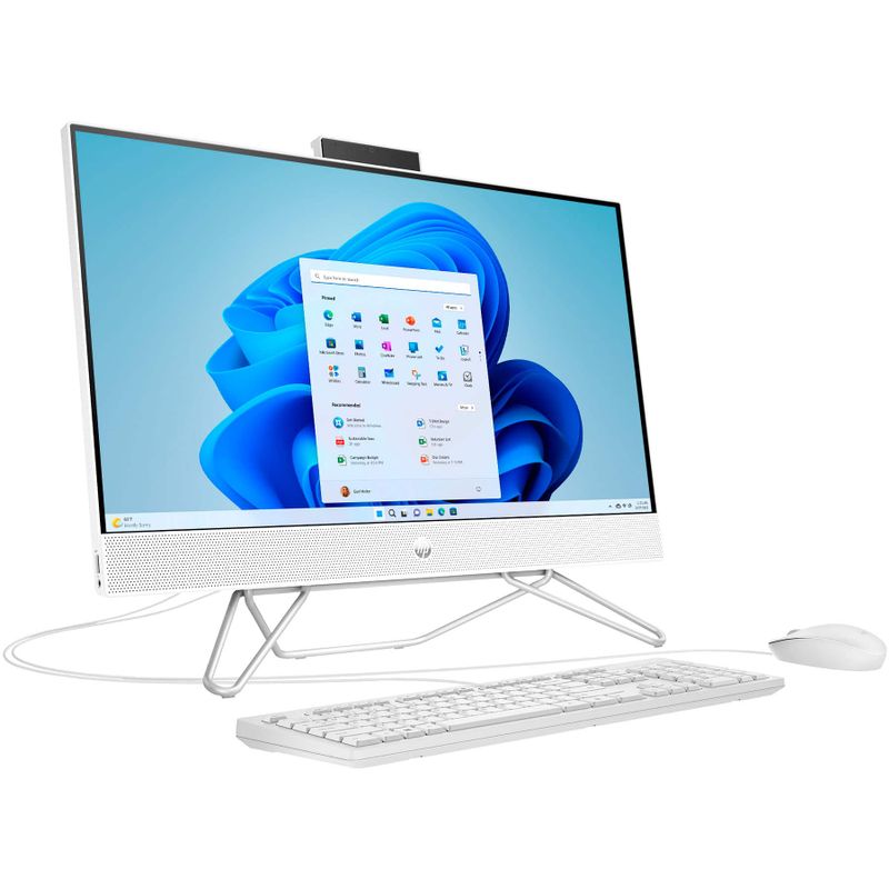 HP - 23.8" Full HD Touch-Screen All-in-One - Intel Core i3 - 8GB Memory - 512GB SSD - Starry White