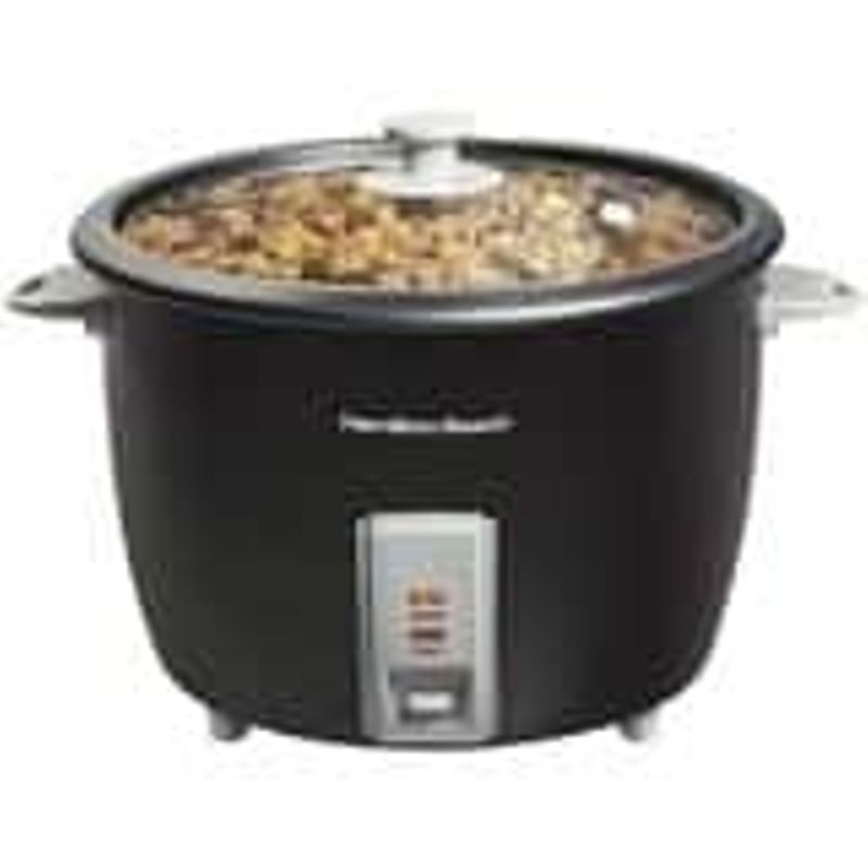 Hamilton Beach - 30-Cup Rice Cooker - Black