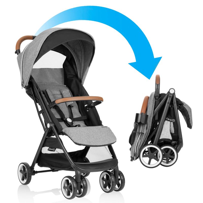 GOLD Otto Self-Folding Lightweight Stroller Moonstone Gray