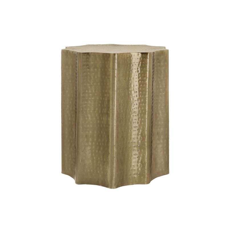 Accent Table - 22"H / Gold Iron Metal End Table