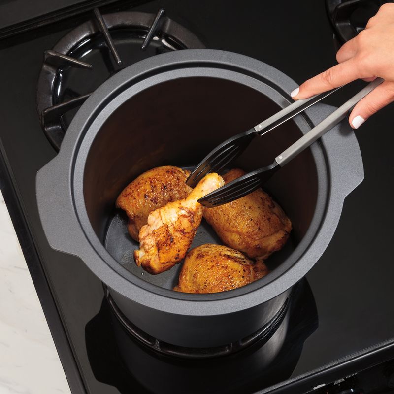 Hamilton Beach - 10qt Sear & Cook Stockpot Slow Cooker Silver
