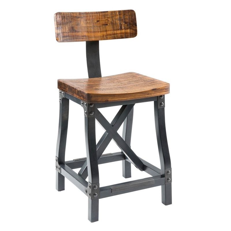 Tatum Industrial Style Counter Stool