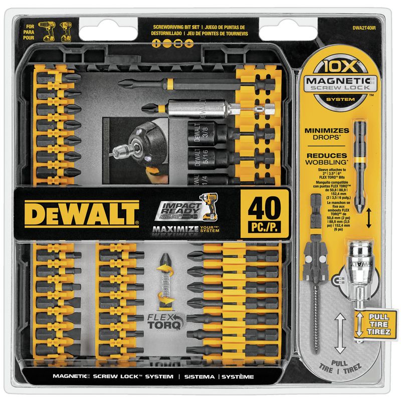 DeWalt - 40pc Impact Ready Screwdriving Bit Set