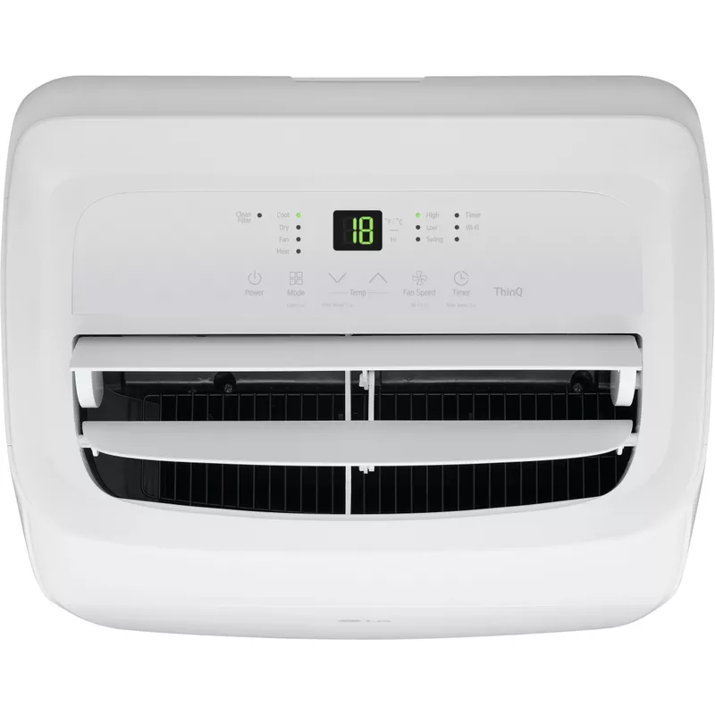LG 12,000 BTU (DOE) 115-Volt Portable AirConditioner with Heat, Dehumidifier Functionand Wi-Fi Control, 450 sq. ft.