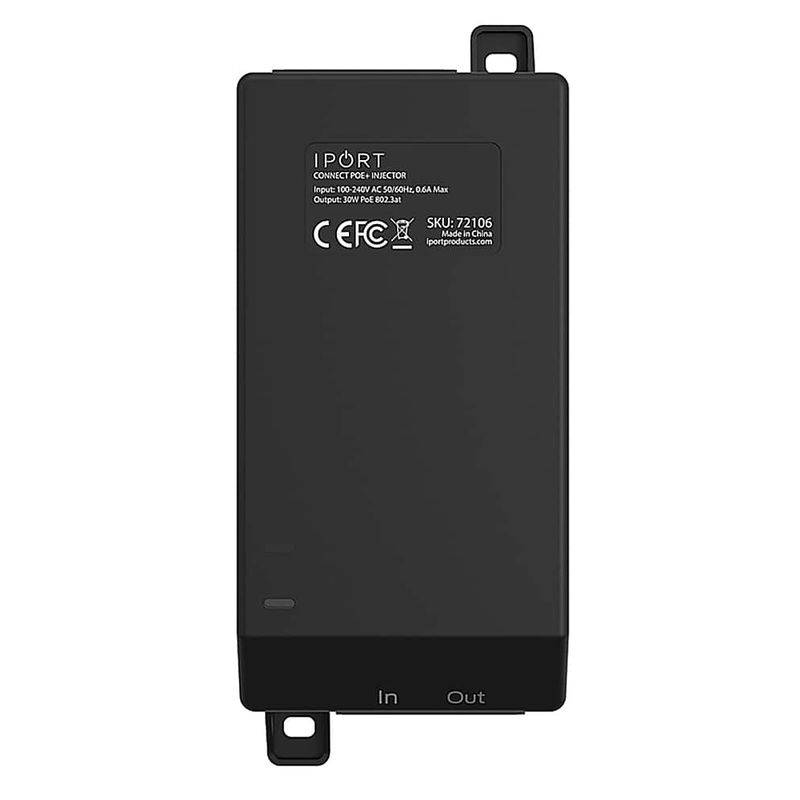 iPort - CONNECT - POE+ INJECTOR (Each) - Black
