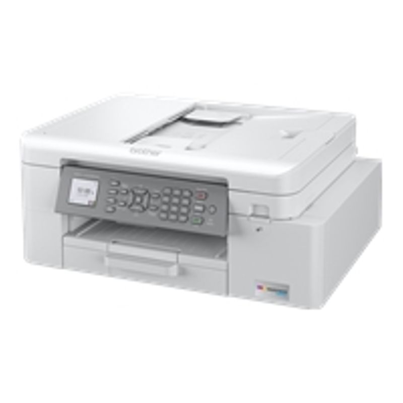Brother - INKvestment Tank MFC-J4335DW Wireless All-in-One Inkjet Printer with up to 1-Year of Ink In-box - White/Gray