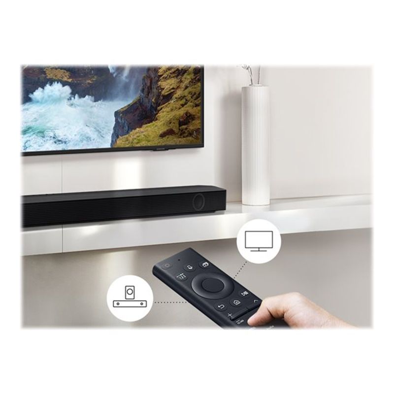 Samsung - HW-B650/ZA 3.1 Channel Soundbar with Wireless Subwoofer, Dolby 5.1 / DTS Virtual:X - Black