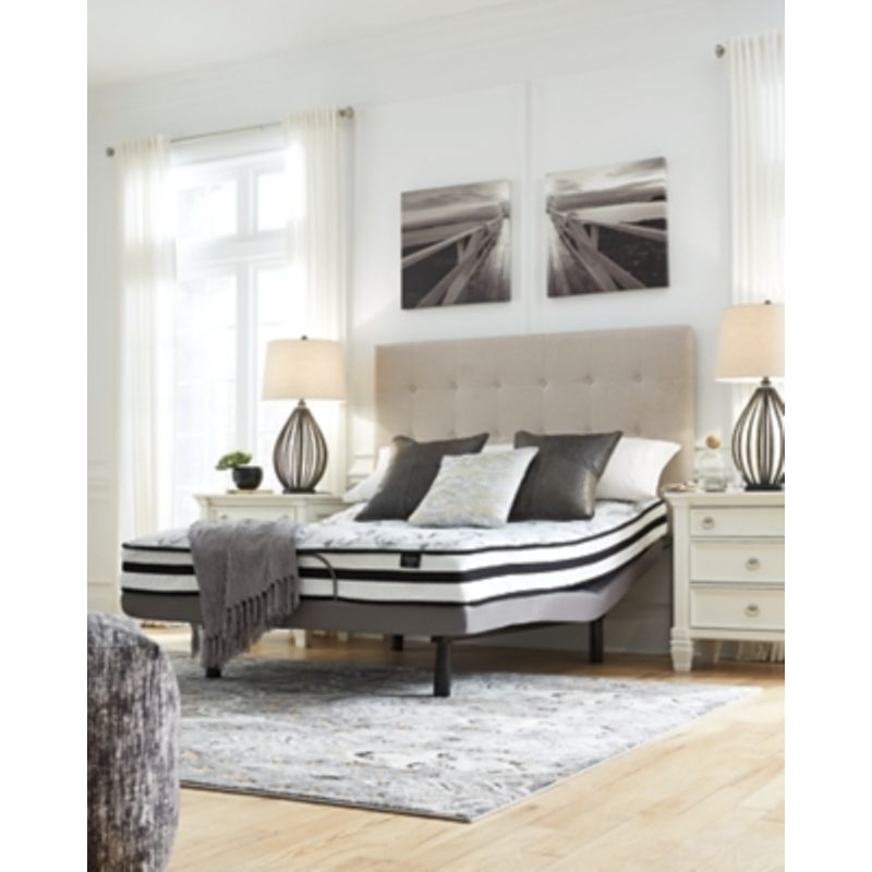 White 8 Inch Chime Innerspring Queen Mattress/ Bed-in-a-Box