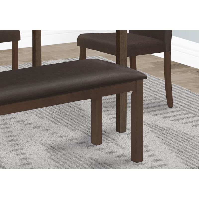 Bench - 42"L / Espresso / Dark Brown Pu