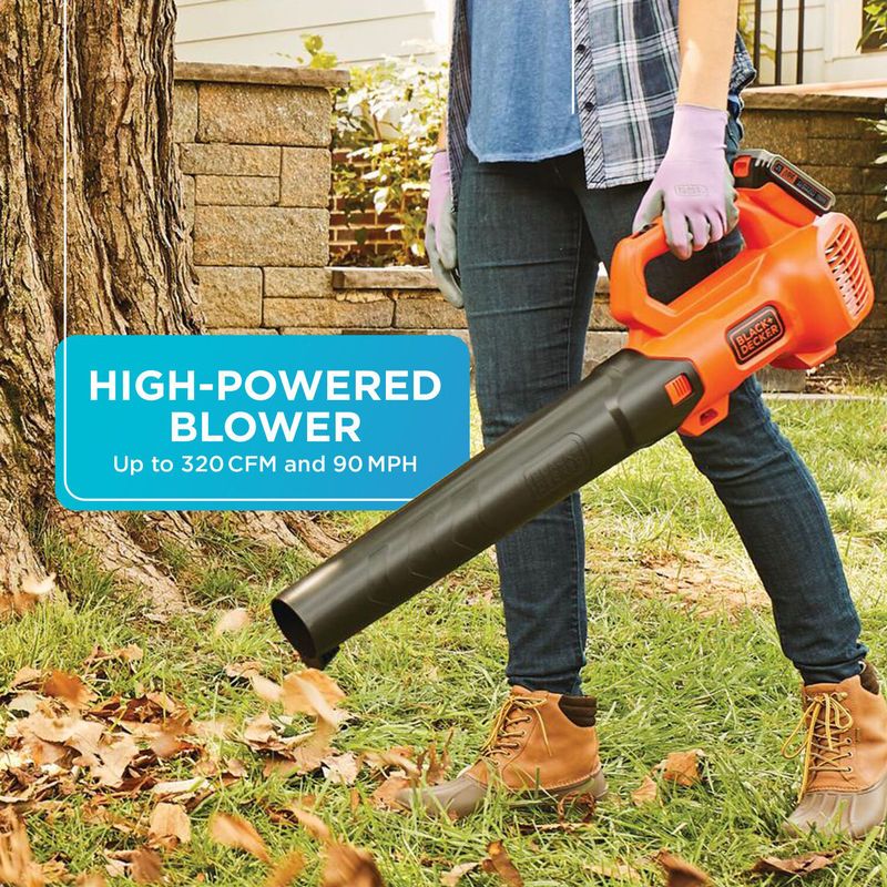 Black & Decker - 20V Max AXIAL Leaf Blower and String Trimmer Combo Kit