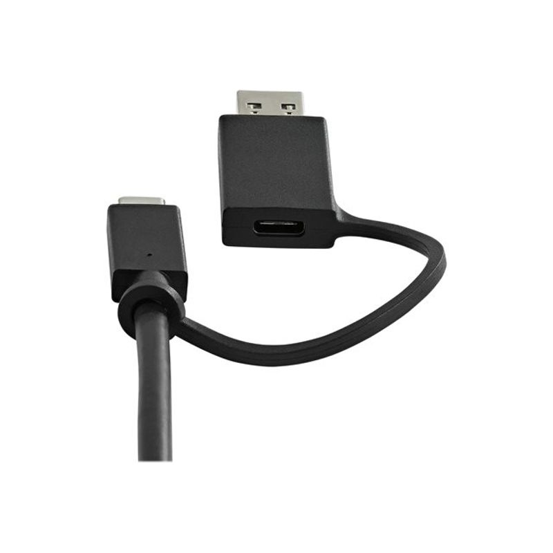 StarTech.com USB-C USB-A Dock Hybrid Universal Laptop Docking Station with 100W Power Delivery Dual Monitor 4K 60Hz HDMI DisplayPort 4x USB 