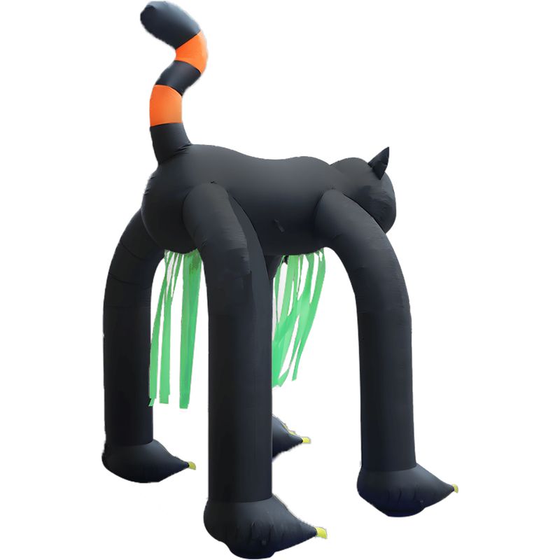 10-Ft. Tall Pre-lit Inflatable Black Cat Arch