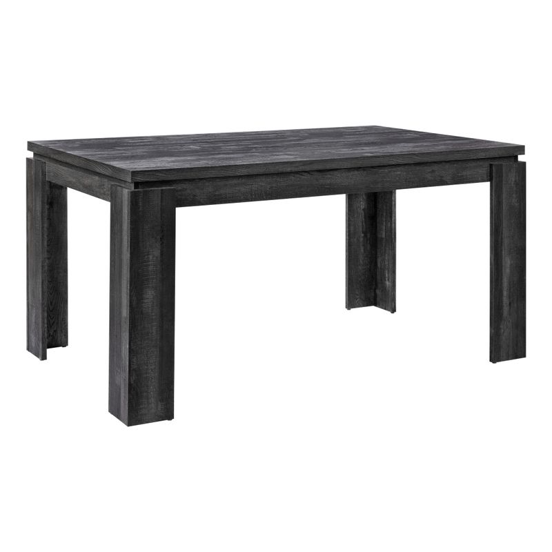 Dining Table - 36"X 60" / Black Reclaimed Wood-Look