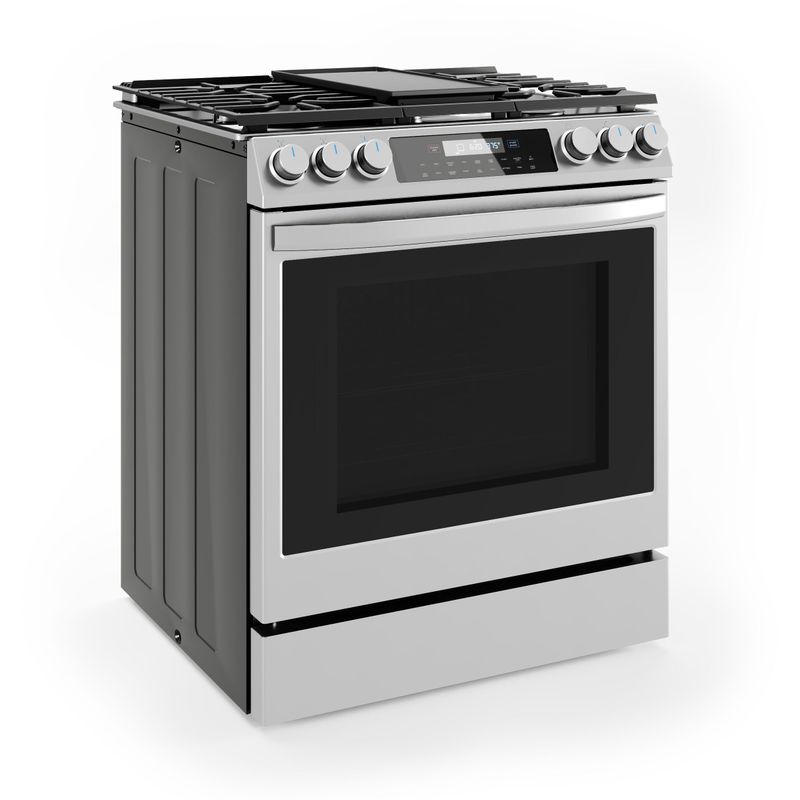 Rent to own Midea 30In SlideIn Gas Range with WiFi Connectivity