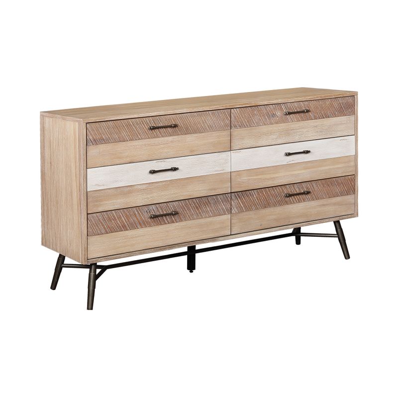 Marlow 6-drawer Dresser Rough Sawn Multi