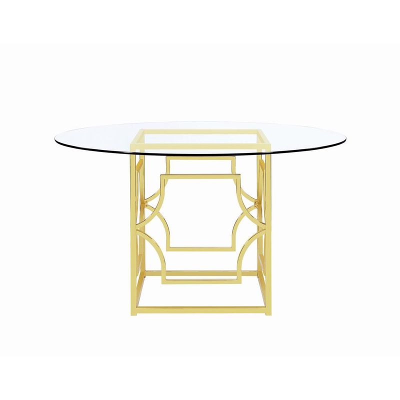 Starlight Dining Table Base Brass