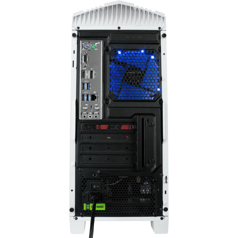 Periphio Warp Prebuilt Gaming PC - AMD Ryzen 7 5700G (4.6GHz Turbo), Radeon Vega 8 Graphics, 1TB M.2 NVMe SSD, 16GB DDR4 RAM, Windows 10, Wi