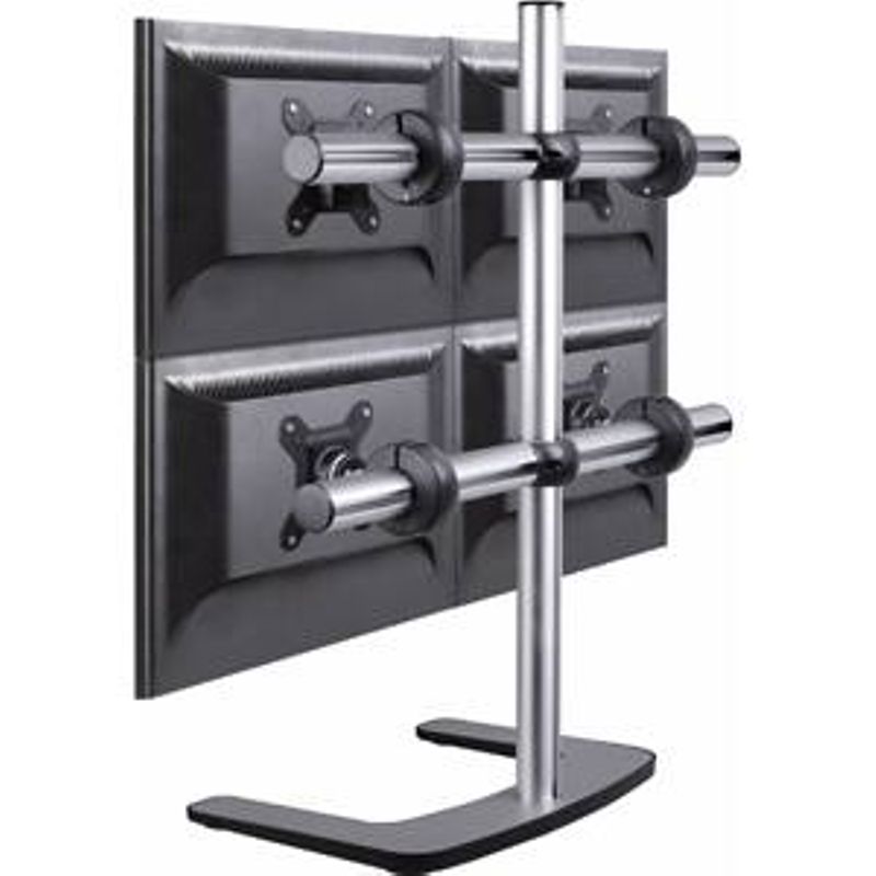 Atdec VFS-Q - mounting kit - for 4 monitors - silver