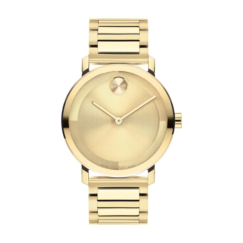 Movado - Men's Bold Evolution 2.0 Gold-Tone Stainless Steel Watch Gold Dial